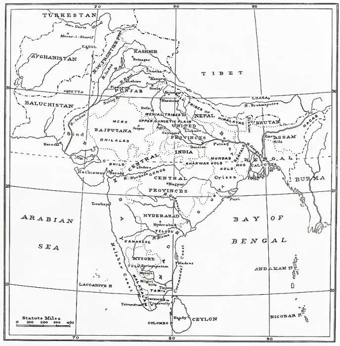 Framed Print : Map of India