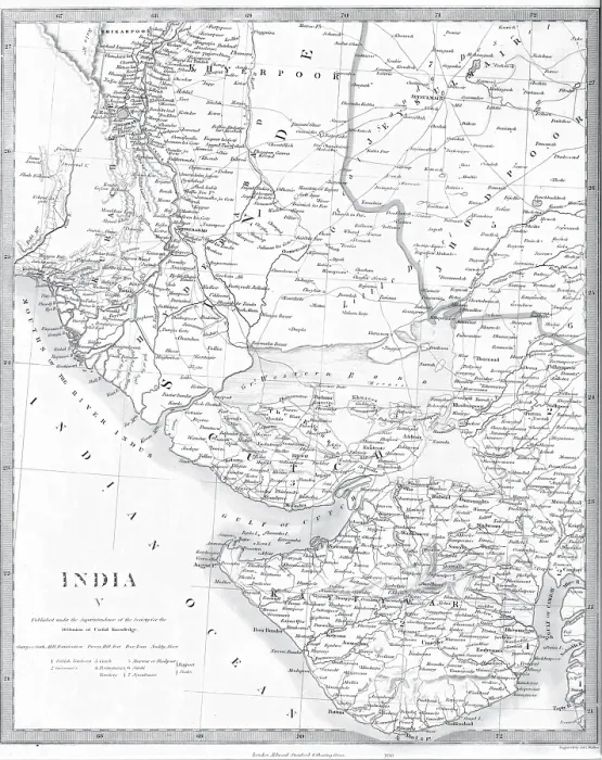 Framed Print : A map of India Framed Print : A map of India
