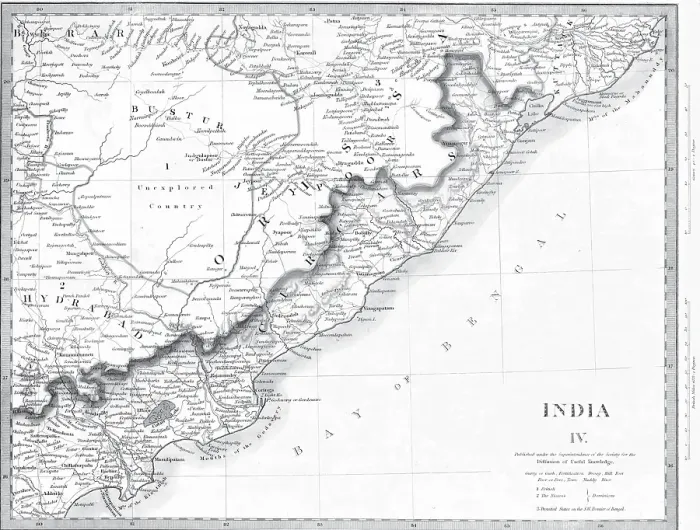 Framed Print : A map of India Framed Print : A map of India