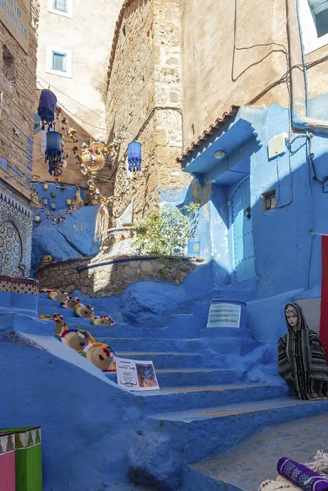 Framed Print : MAR, Chefchaouen, Medina Framed Print : MAR, Chefchaouen, Medina