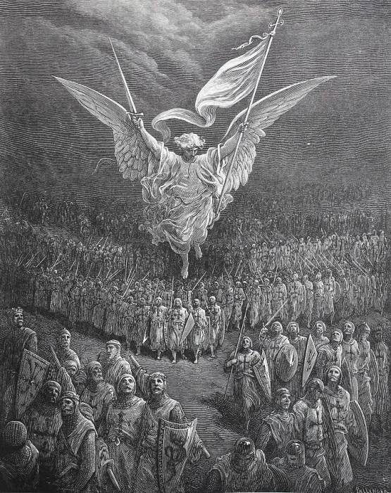 Framed Print : The March of the Crusaders to Jerusalem
