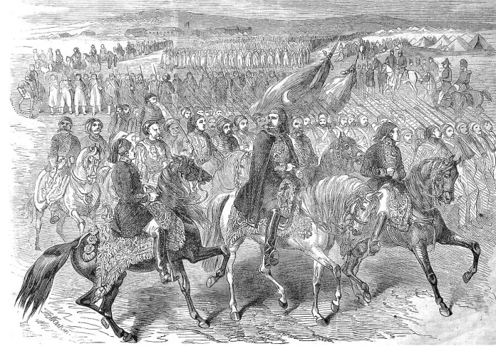 Framed Print : March of the Turkish troops from Kamiesch to Balaclava Framed Print : March of the Turkish troops from Kamiesch to Balaclava