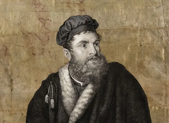 Framed Print : Marco Polo, c. 1254 -1324, an Italian merchant