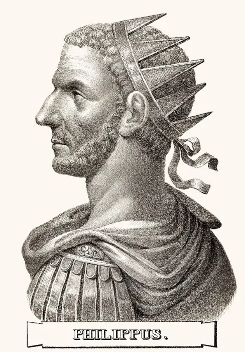 Framed Print : Marcus Julius Philippus, Philipp der Araber Framed Print : Marcus Julius Philippus, Philipp der Araber