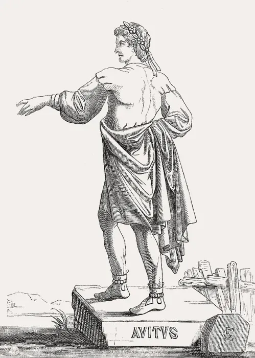 Framed Print : Marcus Maecilius Flavius Eparchius Avitus