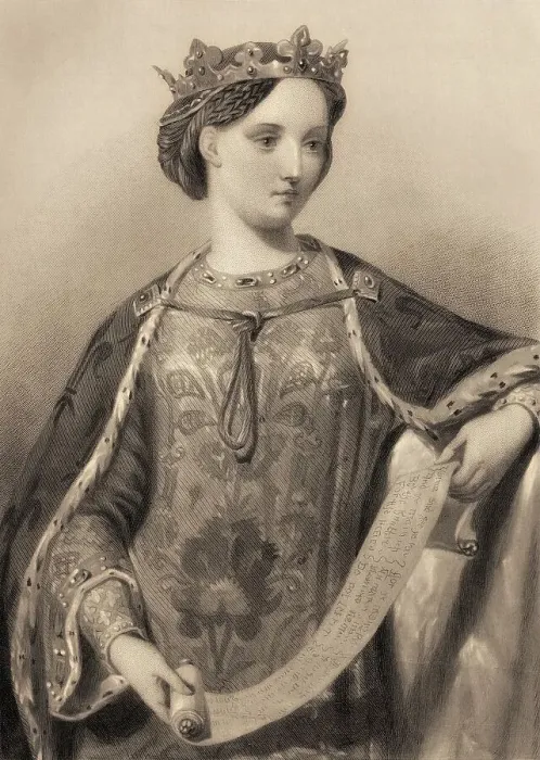 Framed Print : Margaret of France, c. 1279 - 1318