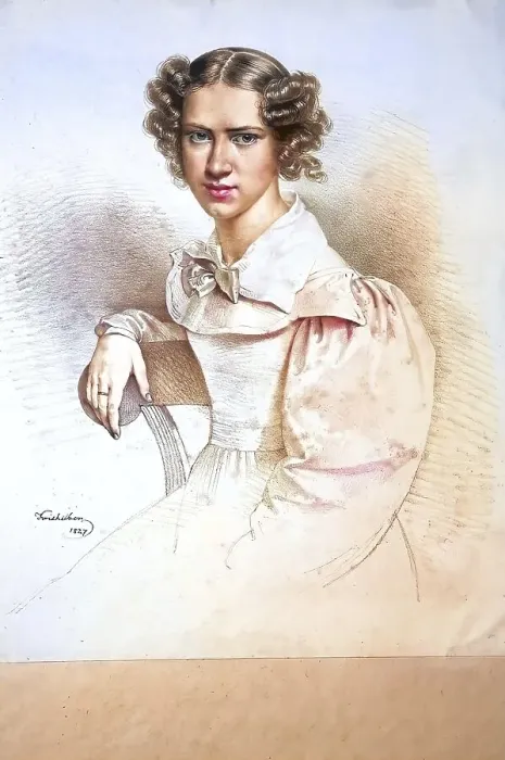Framed Print : Maria Kriehuber, nee Forstner (1805-1889)