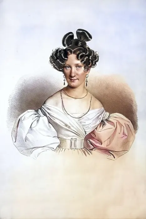 Framed Print : Maria Kriehuber, nee Forstner (1805-1889)