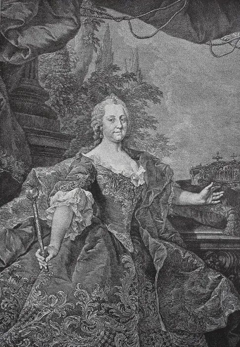 Framed Print : Maria Theresa Walburga Amalia Christina