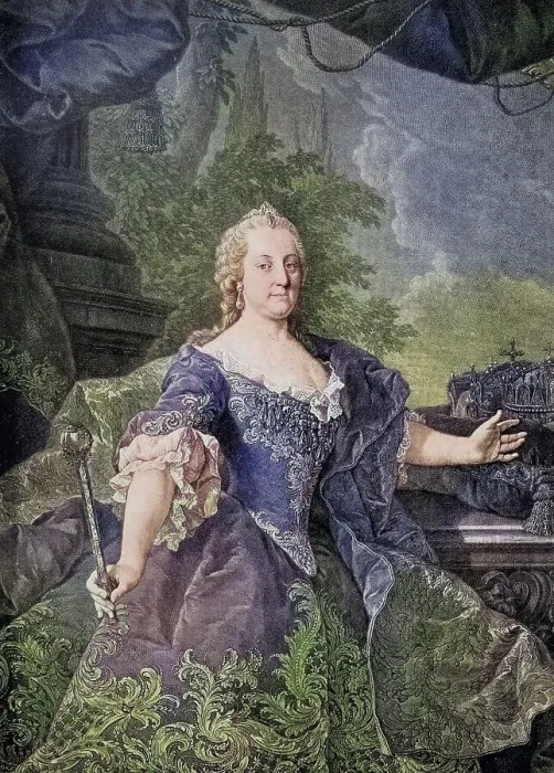 Framed Print : Maria Theresa Walburga Amalia Christina