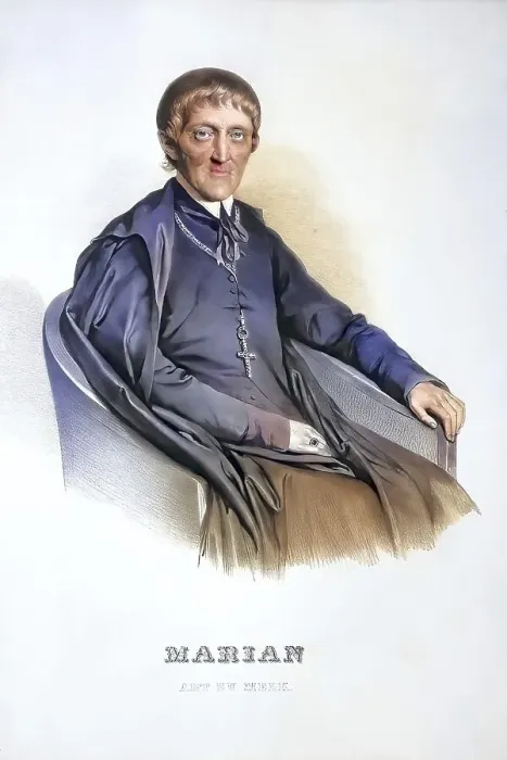 Framed Print : Marian Zwinger (1758-1837), Abbot of Melk Abbey