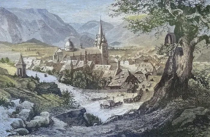Framed Print : Mariazell is a small town in Austria