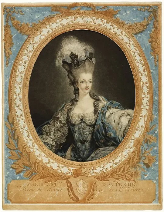 Framed Print : Marie Antoinette (2 November 1755) (16 October 1793) was born Archduchess Maria Antonia of Austria