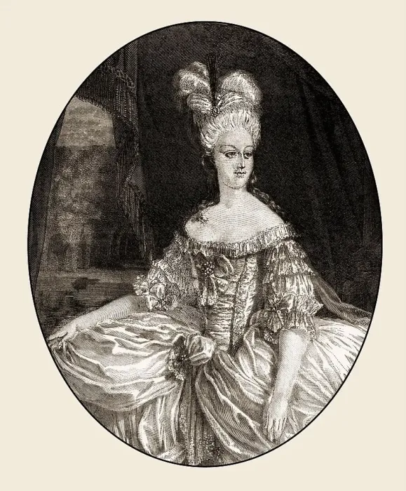 Framed Print : Marie Antoinette or Maria Antonia Josepha Johanna Framed Print : Marie Antoinette or Maria Antonia Josepha Johanna