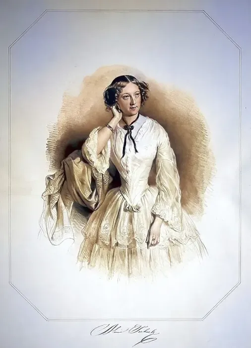 Framed Print : Marie Seebach (b. 24 February / 8 March 1829greg) Framed Print : Marie Seebach (b. 24 February / 8 March 1829greg)