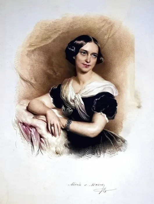 Framed Print : Marie von Marra-Vollmer, nee Marie von Hack Framed Print : Marie von Marra-Vollmer, nee Marie von Hack