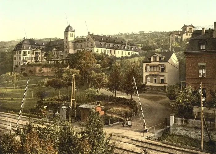 Framed Print : Marienberg in Boppard, Rhineland-Palatinate