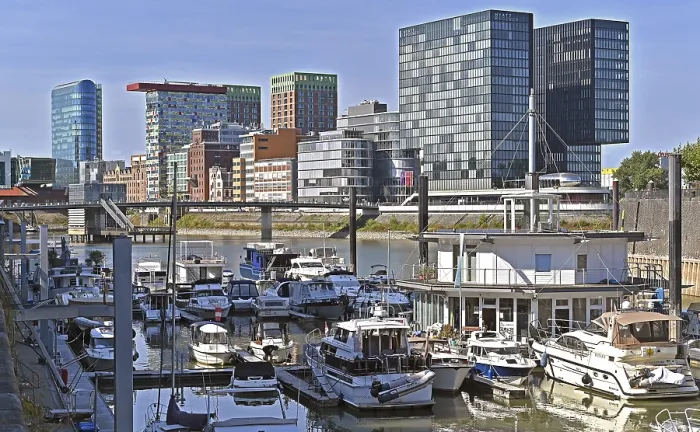 Framed Print : Marina Duesseldorf