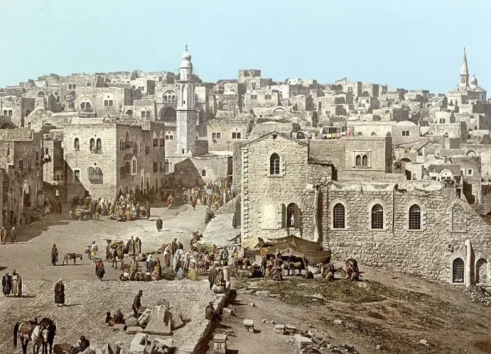 Framed Print : The Market place, Bethlehem, the Holy Land Framed Print : The Market place, Bethlehem, the Holy Land