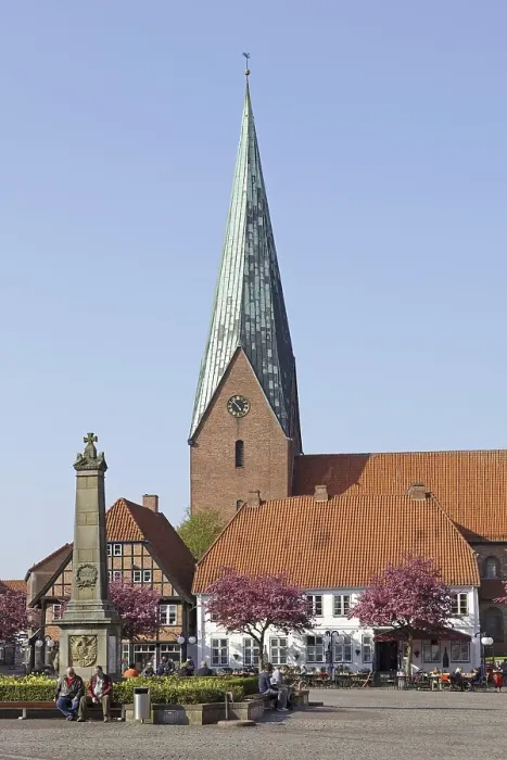 Framed Print : Market square and St. Michaelis Church Framed Print : Market square and St. Michaelis Church