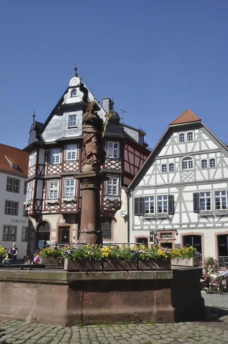 Framed Print : Marketplace, Heppenheim, BergstraBe Framed Print : Marketplace, Heppenheim, BergstraBe