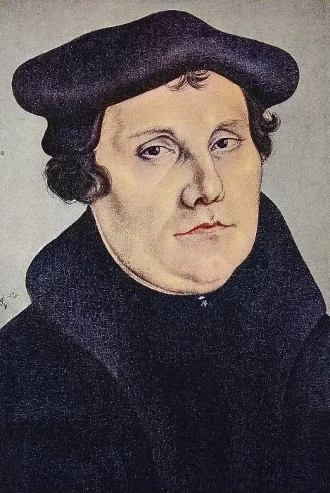 Framed Print : Martin Luther, 10 November 1483