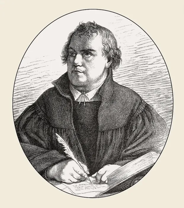 Framed Print : Martin Luther, 1483-1546-theologian reformer Framed Print : Martin Luther, 1483-1546-theologian reformer