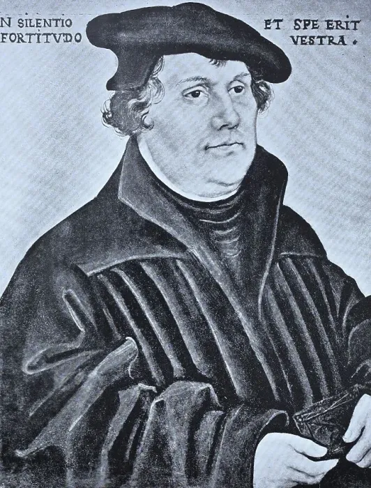 Framed Print : Martin Luther was a German theology professor