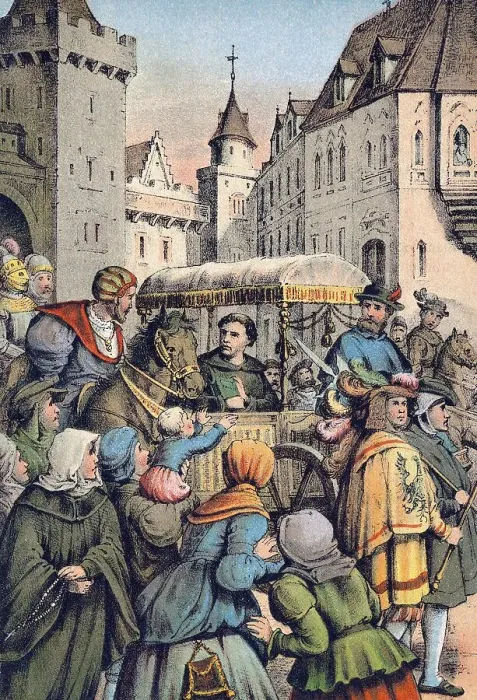 Framed Print : Martin Luther at the imperial Diet or Reichstag of Worms