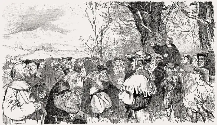 Framed Print : Martin Luther, theologian and reformer