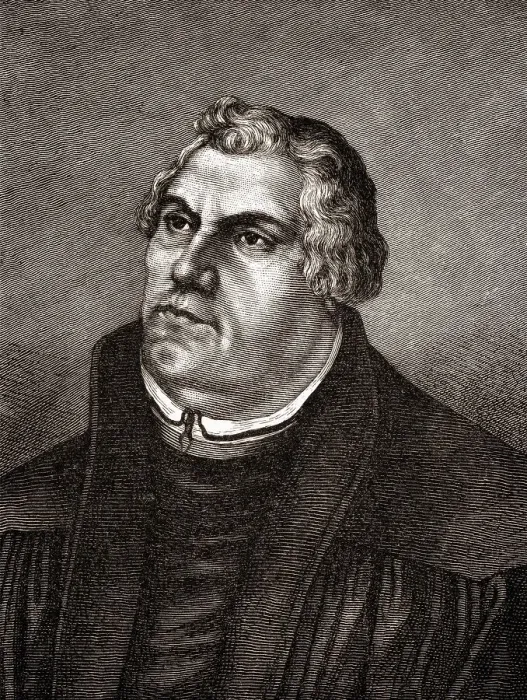 Framed Print : Martin Luther, theologian and reformer
