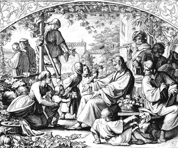 Framed Print : Martin Luther's summer joys in the company of his family and table companions Framed Print : Martin Luther's summer joys in the company of his family and table companions