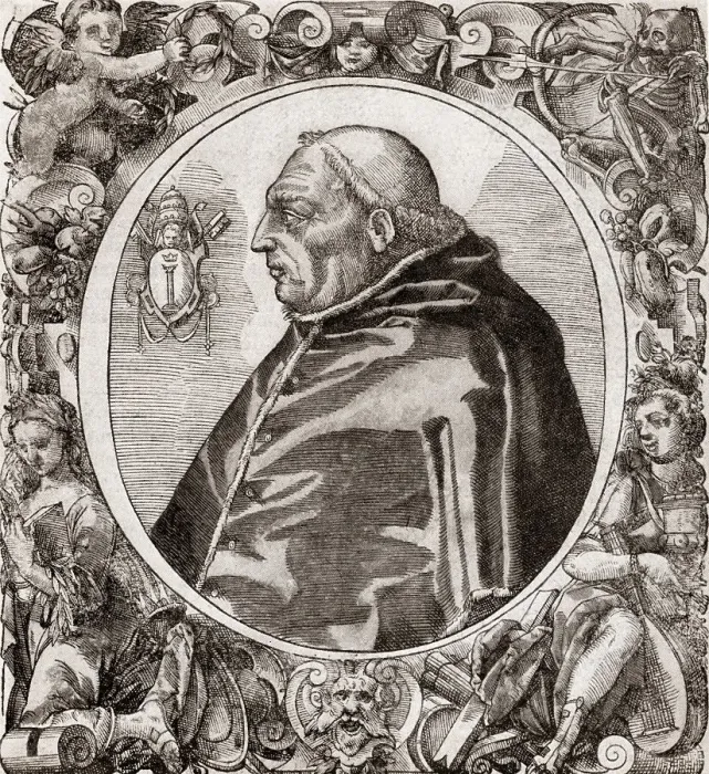 Framed Print : Martinus V, 1369 -1431, born Otto or Oddone Colonna