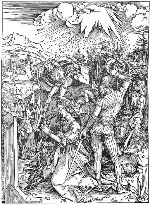 Framed Print : The Martyrdom of St. Catherine Framed Print : The Martyrdom of St. Catherine