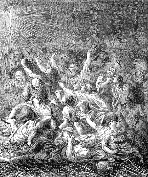 Framed Print : The Martyrs of Abitinae in the Roman province of Africa in 304