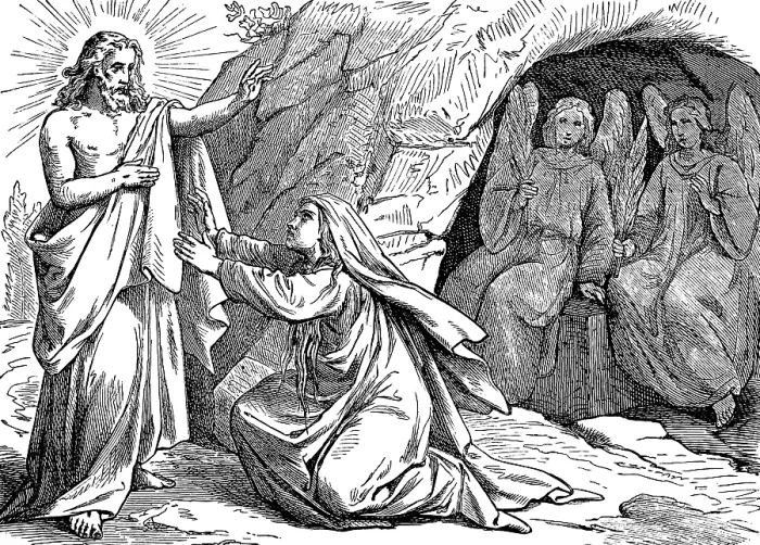 Framed Print : Mary Magdalene and the Risen, Gospel of John Framed Print : Mary Magdalene and the Risen, Gospel of John