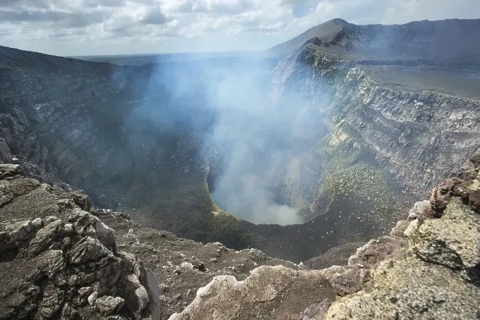 Framed Print : Masaya Volcano, Masaya Volcano National Park
