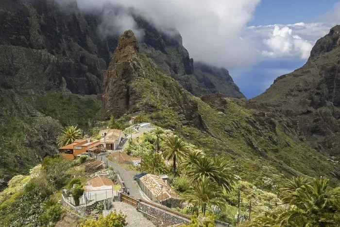 Framed Print : Masca mountain village, Masca Gorge