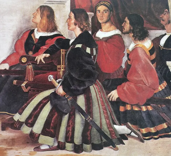 Framed Print : The Mass of Bolsena (detail), 1512