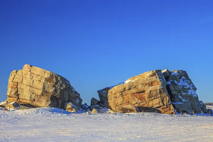 Framed Print : The massive glacial erratic boulders known as the Big Rock near Okotoks Framed Print : The massive glacial erratic boulders known as the Big Rock near Okotoks