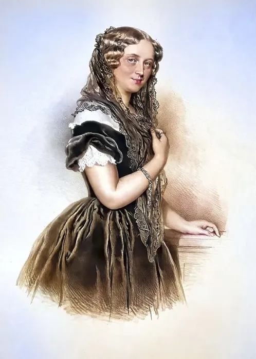 Framed Print : Mathilde Wildauer (born 7 February 1820 in Vienna) Framed Print : Mathilde Wildauer (born 7 February 1820 in Vienna)