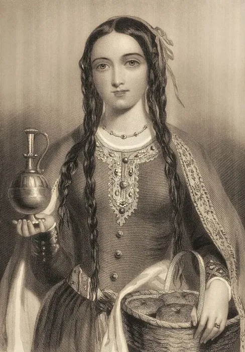 Framed Print : Matilda of Scotland, 1080 - 1118