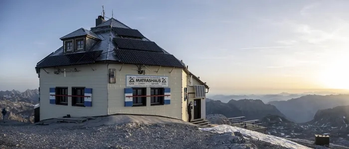 Framed Print : Matrashaus mountain hut on the Hochkonig