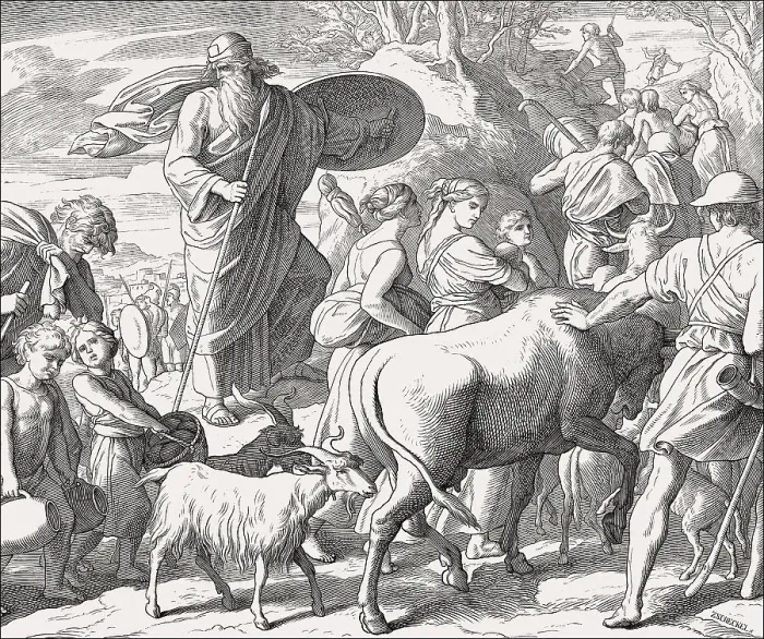 Framed Print : Mattathias Followers, Old Testament