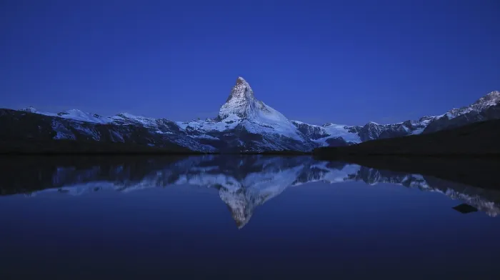 Framed Print : Matterhorn in the blue hour