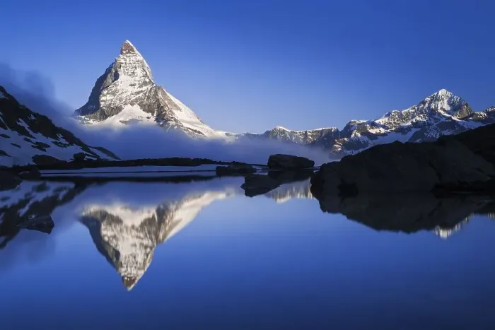 Framed Print : Matterhorn, Riffelsee, Zermatt Framed Print : Matterhorn, Riffelsee, Zermatt