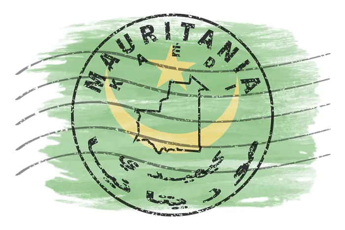 Framed Print : Mauritania Kaedi Round Seal Map Design Framed Print : Mauritania Kaedi Round Seal Map Design