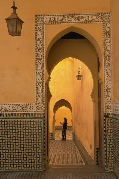 Framed Print : Mausoleum of Moulay Ismail, Meknes Framed Print : Mausoleum of Moulay Ismail, Meknes
