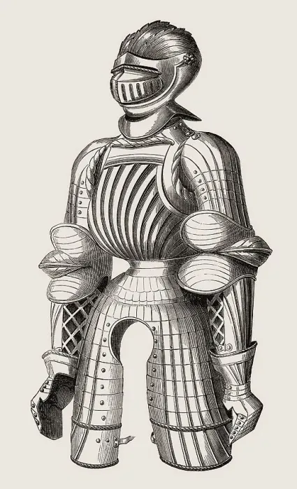 Framed Print : Maximilian armour, early 16th-century German