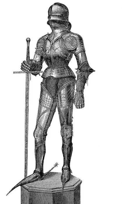 Framed Print : Maximilian I's armour in the Vienna Museum